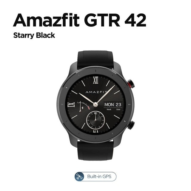 In Stock Global Version New Amazfit GTR 42mm Smart Watch 5ATM women's watches 12Days Battery Music Control For Android IOS
