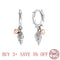 2020 NEW HOT SALE 100% Real 925 Sterling Silver Conch Earring For Women Making Jewelry Gift Wedding Party Engagement