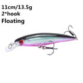 Minnow Fishing Lure 11cm 7.5cm sinking Wobblers Pesca Artificial Hard Bait 3 Hook Crankbait Bass carp Lures Fishing Tackle
