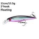 Minnow Fishing Lure 11cm 7.5cm sinking Wobblers Pesca Artificial Hard Bait 3 Hook Crankbait Bass carp Lures Fishing Tackle