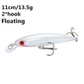 Minnow Fishing Lure 11cm 7.5cm sinking Wobblers Pesca Artificial Hard Bait 3 Hook Crankbait Bass carp Lures Fishing Tackle