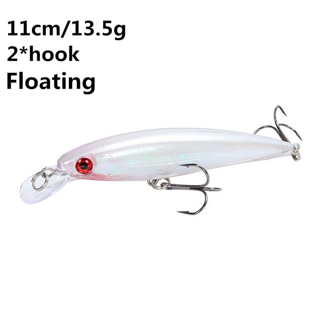Minnow Fishing Lure 11cm 7.5cm sinking Wobblers Pesca Artificial Hard Bait 3 Hook Crankbait Bass carp Lures Fishing Tackle