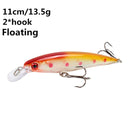 Minnow Fishing Lure 11cm 7.5cm sinking Wobblers Pesca Artificial Hard Bait 3 Hook Crankbait Bass carp Lures Fishing Tackle