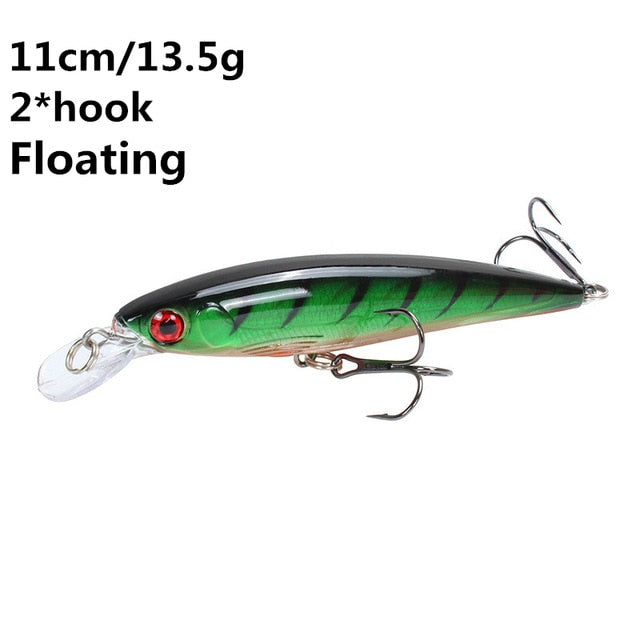 Minnow Fishing Lure 11cm 7.5cm sinking Wobblers Pesca Artificial Hard Bait 3 Hook Crankbait Bass carp Lures Fishing Tackle