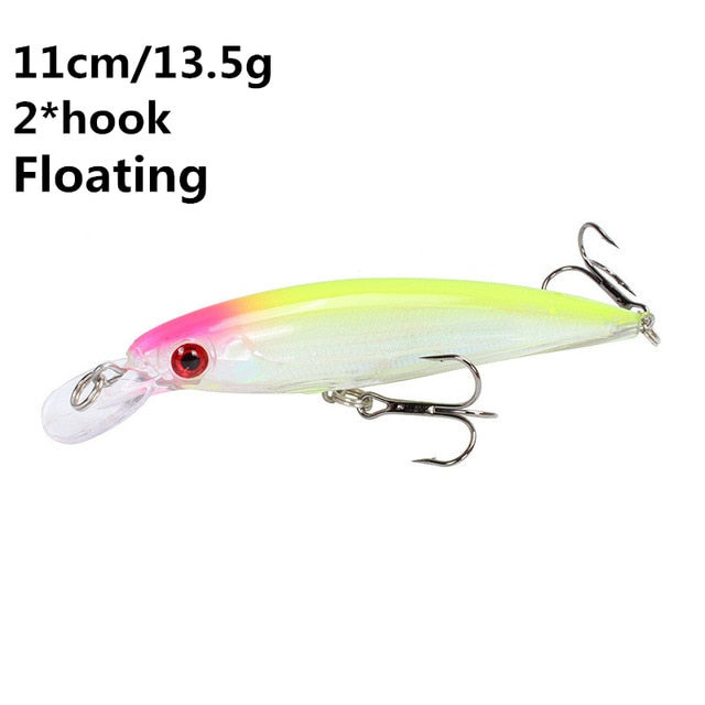 Minnow Fishing Lure 11cm 7.5cm sinking Wobblers Pesca Artificial Hard Bait 3 Hook Crankbait Bass carp Lures Fishing Tackle