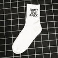 New Hot Fashion Spring Autumn Men Socks Dollar Symbol Printed Comfortable Breathable Absorb Sweat Anti-slip Man Middle Long Sock