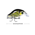 1pcs 52mm 8.5g Crank Fishing Lure Wobbler Floating Artificial plastic Hard Bait Trout Crankbait Bass Pike Japan Fishing Tackle