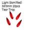 2x6mm 3x10mm Strass 20pcs Red AB Crystal Flat Back Nail Art Glitter Rhinestone Glass Manicure Tips Charms 3D Nail Art Decoration