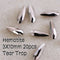 2x6mm 3x10mm Strass 20pcs Red AB Crystal Flat Back Nail Art Glitter Rhinestone Glass Manicure Tips Charms 3D Nail Art Decoration