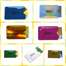 7Pcs Anti Rfid Wallet Blocking Reader Lock Bank Card Holder Id Bank Card Case Protection Metal Credit NFC Holder Aluminium