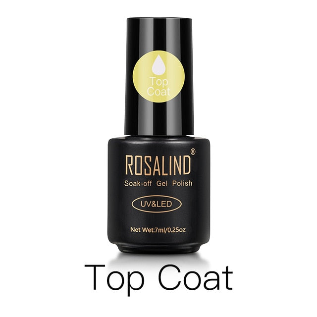 ROSALIND Gel Nail Polish Lamp All For Nails Art Manicure With Matt Base Top Coat Semi Permanant Gellak Nail Gel Polish Varnishes