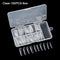 100pcs/box Full Cover Fake Nail Artificial Press on Long Ballerina Clear/Natural/white False Coffin Nails Art Tips Manicure Tool