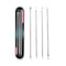 4PCS  Acne Blemish Remover Blackhead Extractor Black Dots Cleaner Needles Set Black Spots Pore Cleanser Tool   Rose Gold Sliver