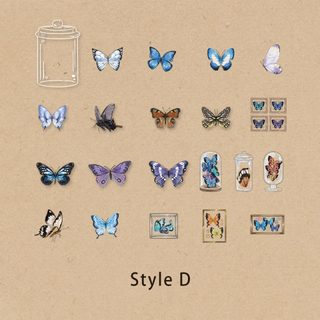 Mr.paper 6 Styles 20 Pcs Periodical Journal Ins Washi Stickers Book for Kids Gift DIY Scrapbooking Decals Diary Ablum Stationery