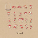 Mr.paper 6 Styles 20 Pcs Periodical Journal Ins Washi Stickers Book for Kids Gift DIY Scrapbooking Decals Diary Ablum Stationery