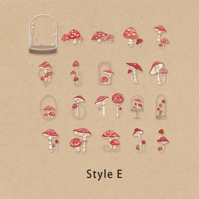 Mr.paper 6 Styles 20 Pcs Periodical Journal Ins Washi Stickers Book for Kids Gift DIY Scrapbooking Decals Diary Ablum Stationery