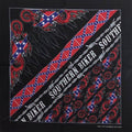 New Design Fashion Hip Hop 100% Cotton Skull Bandana Square Scarf Black Paisley Bicycle Headband For Women/Men/Boys/Girls
