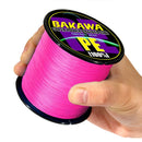 BAKAWA  4 Braided Fishing Line   Length:300m/330yds  Diameter:0.2mm-0.42mm,size:10-85lb Japan PE braided line  Floating Line