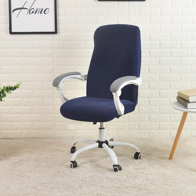 Cover for Computer Chair  Water Resistant Jacquard Office Chair Slipcover Elastic for Home Armchair 1PC  sillas de oficina