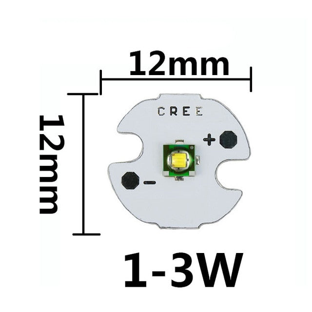 10W XML2 T6 Lights Full Power LED 3V 3535 5050 1-3W 5-6W 10W 18W For LED Flashlight Lamp Bead White 6500K 10000K With Base