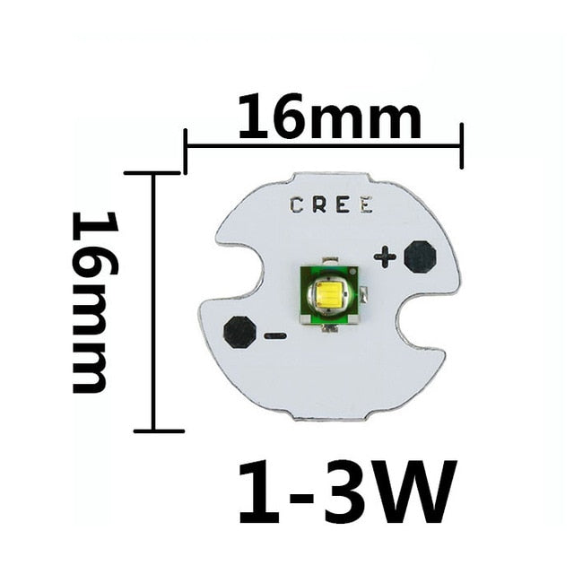 10W XML2 T6 Lights Full Power LED 3V 3535 5050 1-3W 5-6W 10W 18W For LED Flashlight Lamp Bead White 6500K 10000K With Base