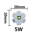 10W XML2 T6 Lights Full Power LED 3V 3535 5050 1-3W 5-6W 10W 18W For LED Flashlight Lamp Bead White 6500K 10000K With Base