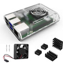 raspberry pi 4 case Raspberry Pi Case with Cooling Fan, Raspberry Pi 4 Heatsink for Raspberry Pi 4 Model B, Pi 4B, Pi 4