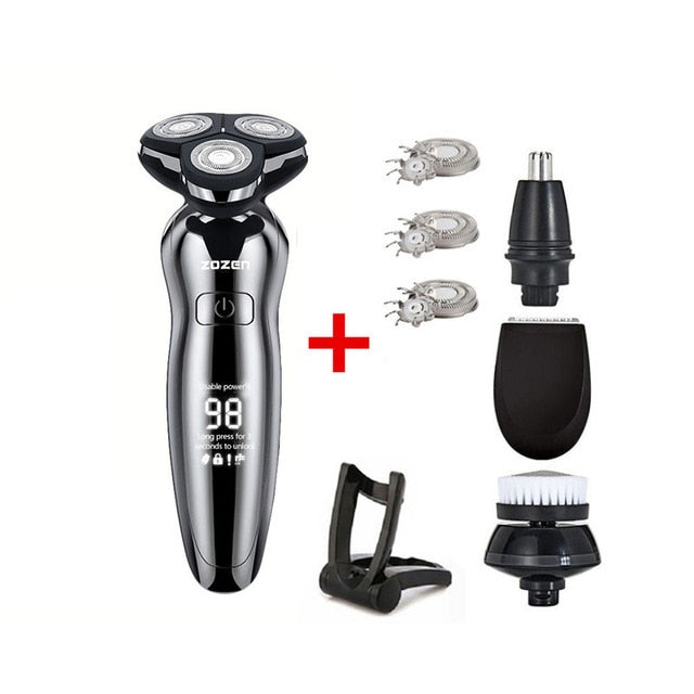 Electric Shaver 4D Men\'s Electric Hair Clipper USB Rechargeable Professional Hair Trimmer Hair Cutter for Men Adult Razor