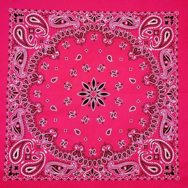 2020 New Fashion Hip Hop 100% Cotton Bandana Square Scarf 55cm*55cm Black Red Paisley Headband Printed For Women/Men/Boys/Girls