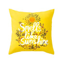 New Style Geometric Yellow Pillowcase Decorative Cushion For Sofa DIY Printed Pillow Chair Car Cushion Christmas Home Decoration