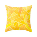 New Style Geometric Yellow Pillowcase Decorative Cushion For Sofa DIY Printed Pillow Chair Car Cushion Christmas Home Decoration