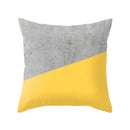 New Style Geometric Yellow Pillowcase Decorative Cushion For Sofa DIY Printed Pillow Chair Car Cushion Christmas Home Decoration