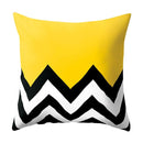 New Style Geometric Yellow Pillowcase Decorative Cushion For Sofa DIY Printed Pillow Chair Car Cushion Christmas Home Decoration