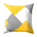 New Style Geometric Yellow Pillowcase Decorative Cushion For Sofa DIY Printed Pillow Chair Car Cushion Christmas Home Decoration
