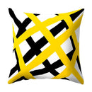 New Style Geometric Yellow Pillowcase Decorative Cushion For Sofa DIY Printed Pillow Chair Car Cushion Christmas Home Decoration