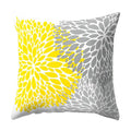New Style Geometric Yellow Pillowcase Decorative Cushion For Sofa DIY Printed Pillow Chair Car Cushion Christmas Home Decoration