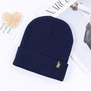 Winter Knitted Skullies Beanies Winter Letter True Hat Soft Hip Hop Hat For Men Women Casual Beanies Bonnet Unisex Solid Cap