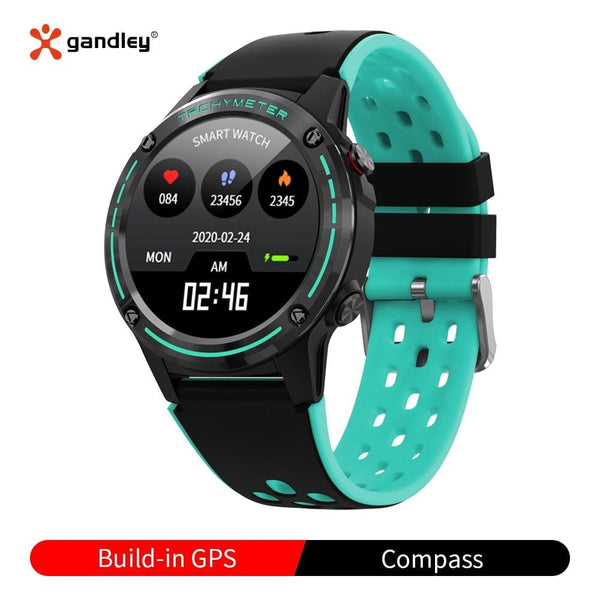 M6C GPS Smart Watch Smartwatch Women Men 2020 with Compass Barometer Outdoor Sport Fitness Tracker Heart Rate Smart Watch GPS