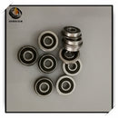 10Pcs F695-2RS Bearing 5*13*4 mm  ABEC-7 Flanged Miniature F695 RS Ball Bearings F695RS For VORON Mobius 2/3 3D Print
