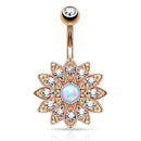 14G 316L surgical steel bar Nickel-free Retail Snake belly button ring fashion lizard lady body piercing navel belly jewelry