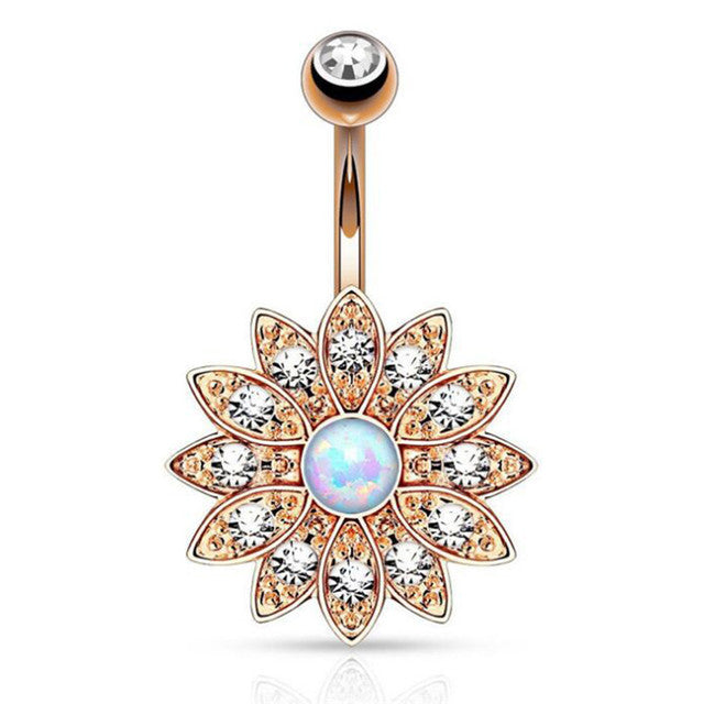 14G 316L surgical steel bar Nickel-free Retail Snake belly button ring fashion lizard lady body piercing navel belly jewelry