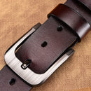 NO.ONEPAUL Genuine Leather For Men High Quality Black Buckle Jeans Belt Cowskin Casual Belts Business Belt Cowboy waistband