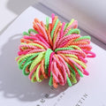 100PCS/Set Girls Candy Colors Nylon Elastic Hair Bands Children Rubber Band Headband Scrunchie Fashion Hair Accessories