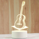 Creative 3D Night Lamp Acrylic Desktop Nightlight Boys and Girls Holiday Gift Decorative Night Lamp Bedroom Bedside Table Lamp