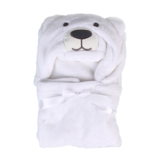 Hood Bath Towel for Kids Baby Bathrobe Cute Animal Towel Cartoon Baby Stuff Blanket Kids Hooded Bathrobe Toddler Baby Bath Towel