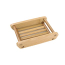 Wooden Natural Bamboo Soap Dishes Tray Holder Storage Soap Rack Plate Box Container Portable Bathroom Soap Dish Storage Box