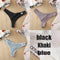 3PCS/Set Women's Panties G-string Thong Cotton Underwear Sexy Panties Female Underpants 6 Solid Color Pantys Intimates Lingerie
