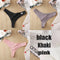 3PCS/Set Women's Panties G-string Thong Cotton Underwear Sexy Panties Female Underpants 6 Solid Color Pantys Intimates Lingerie