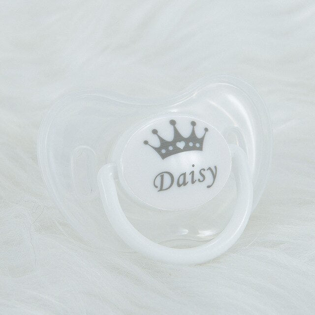 MIYOCAR custom any name photo unique color golden rose red pacifier dummy BPA free unique gift for new born baby shower