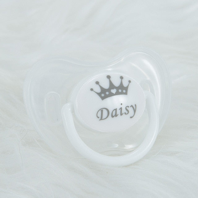 MIYOCAR custom any name photo unique color golden rose red pacifier dummy BPA free unique gift for new born baby shower